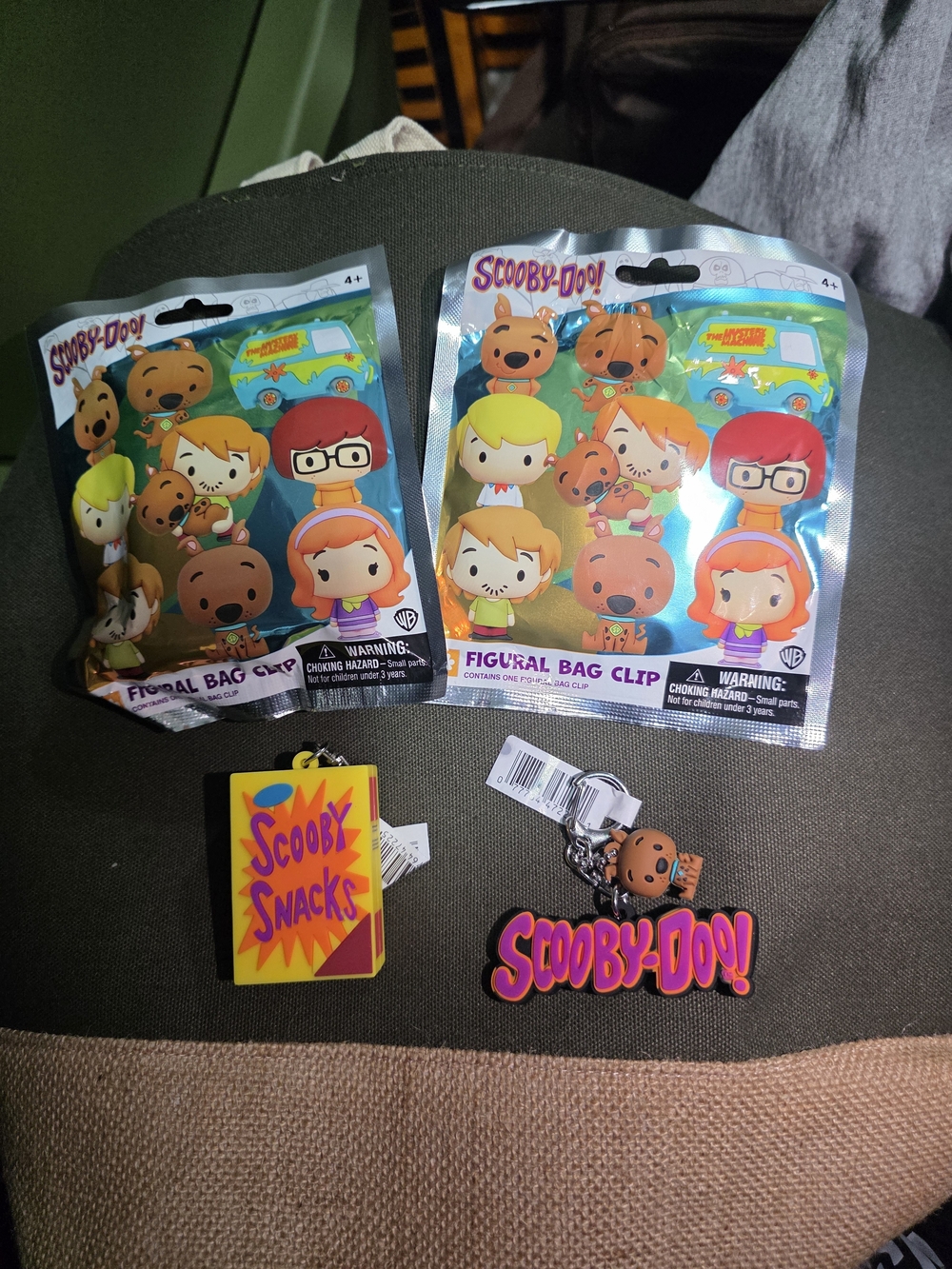 Pink and Multicolor Scooby Snacks Figural Bag Clip - Scooby-Doo Brand